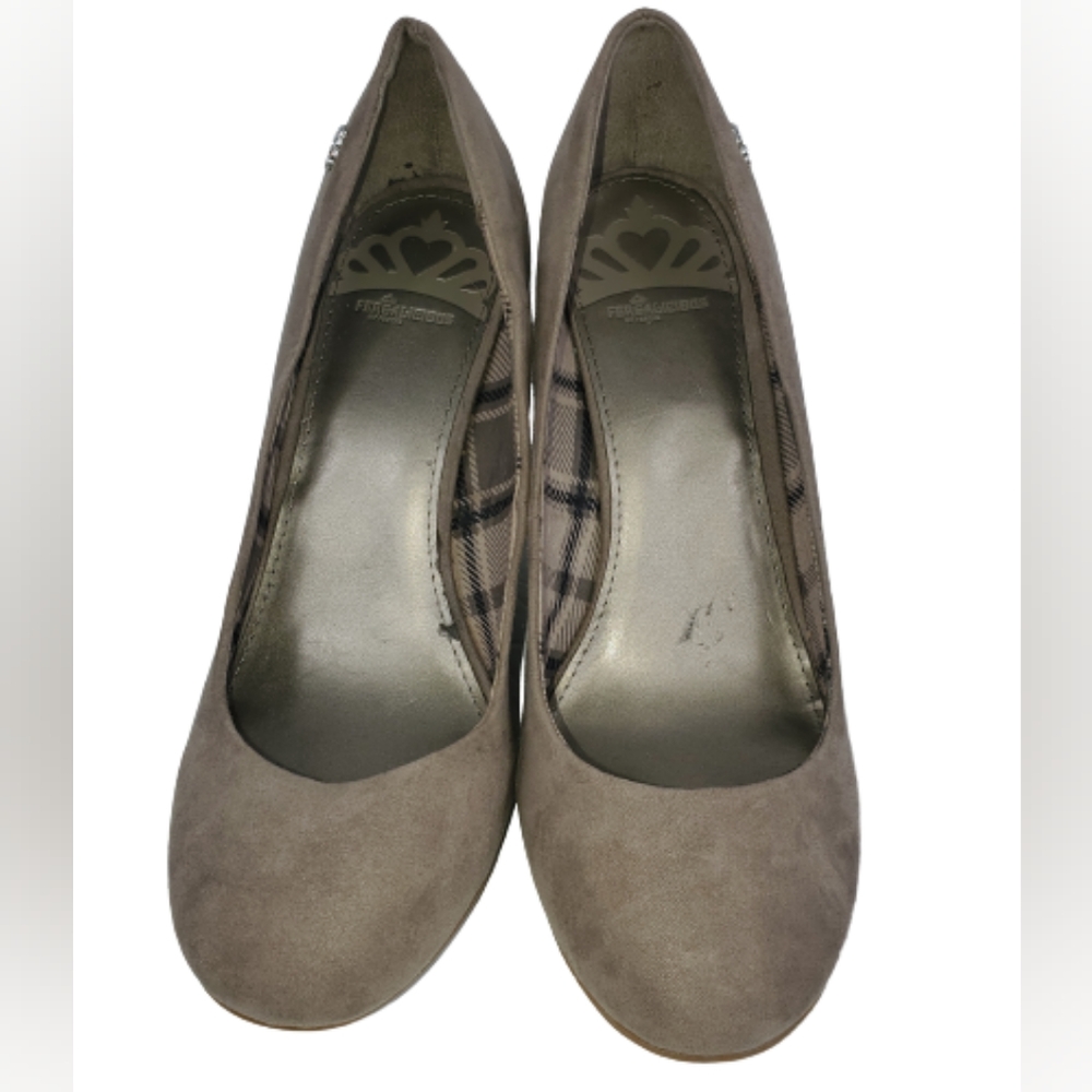 Fergie Fergaliscious, Espadrille,Suede,Slip on,Dressy Wedges
